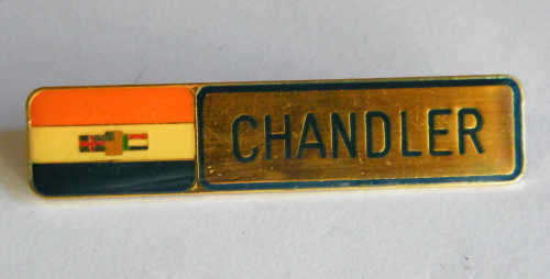 SA Army name tag - Chandler - as per photo