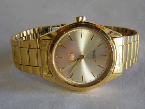 Seiko 5 antimagnetic 17 Jewel mens watch - running - as per photo