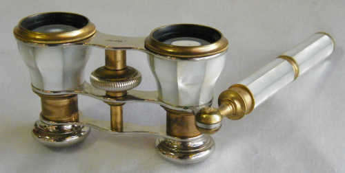 Vintage Mother of Pearl & Brass Opera glasses in excellent condition - as per photo