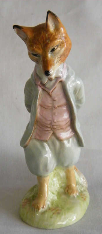 Beatrix Potteries - Foxy Whiskered Gentlemen Figurine - Beswick England - as per photo