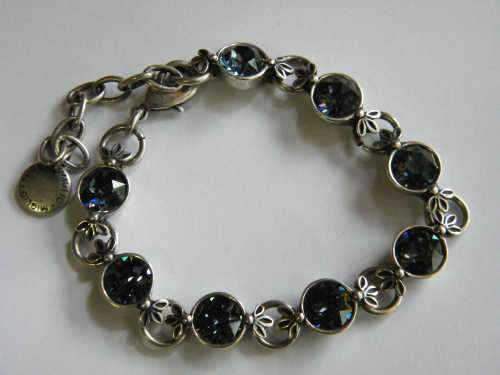 Miglio Bracelet with Blue Swarovski - as per photo