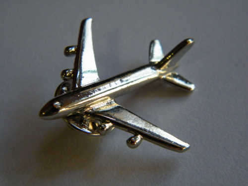 Vintage Costume Air Plane Brooch - as per photo