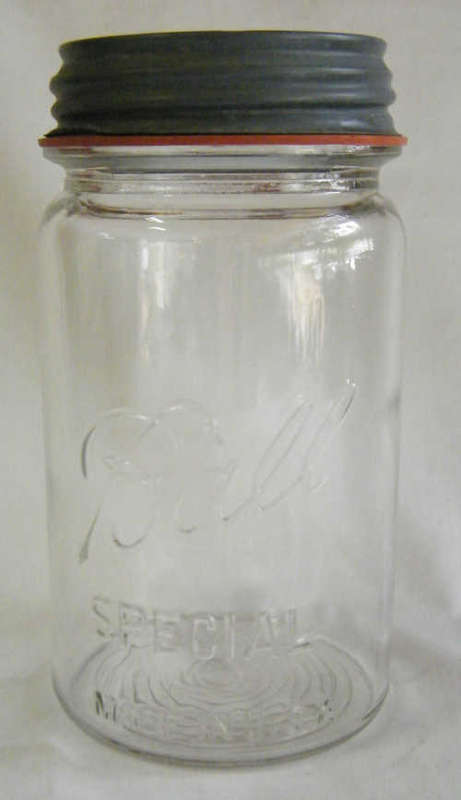 Vintage Ball glass bottle made in USA - as per photo