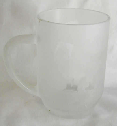 Lion Glass mug - as per photo