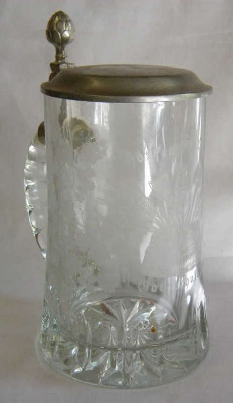 Vintage German Mug with lid - as per photo