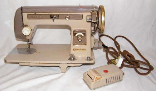 Vintage Empisal Deluxe Gold Line sewing machine - working - enquire for postage