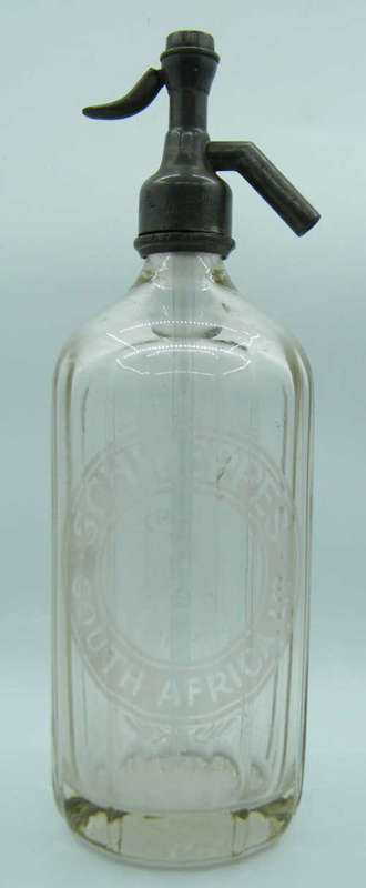 Vintage Schweppes South Africa Soda Bottle - as per photo