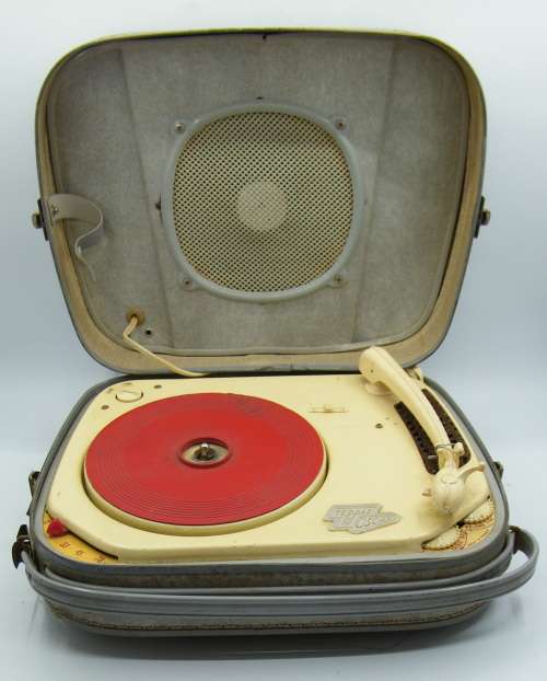 Vintage TEPPAZ Oscar Travel Turntable - needle needed - as per photo