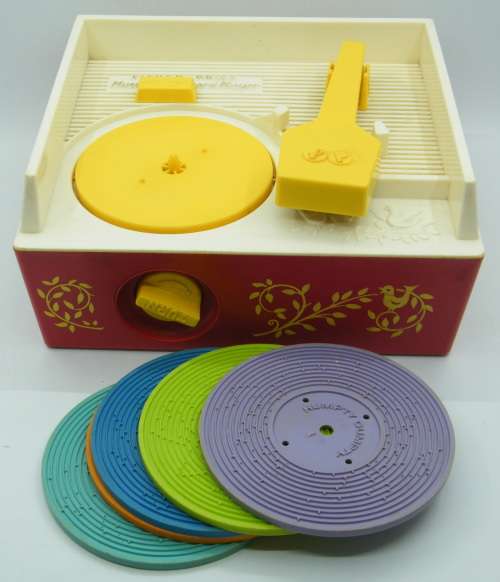 Vintage 1971 Fisher Price Music Box Record Player - as per photo