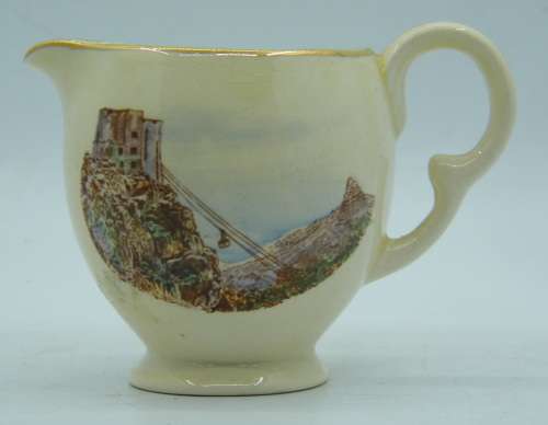 Cable way Table Mountain souvenir milk jug by Crown Devon - as per photo