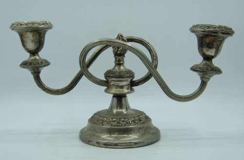 Vintage Silver Plated Candelabras - as per photo