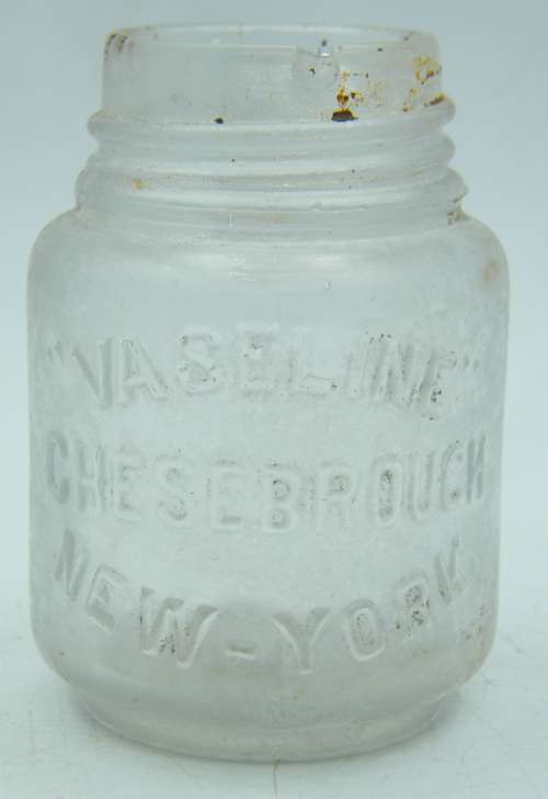 Vintage Vaseline Chesebrough New York Bottle - as per photo