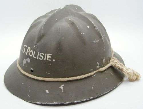 SA Railway Police Riot helmet used until mid 1970s - as per photo
