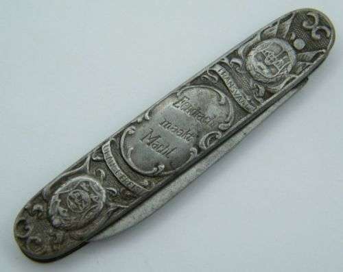 Vintage SALTO Enndracht Maakt Macht Pocket Knife - as per photo