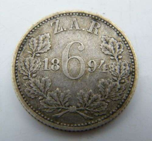 1894 ZAR 6 Pence - as per photo