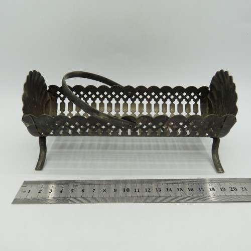 Vintage silver plated cookie tray