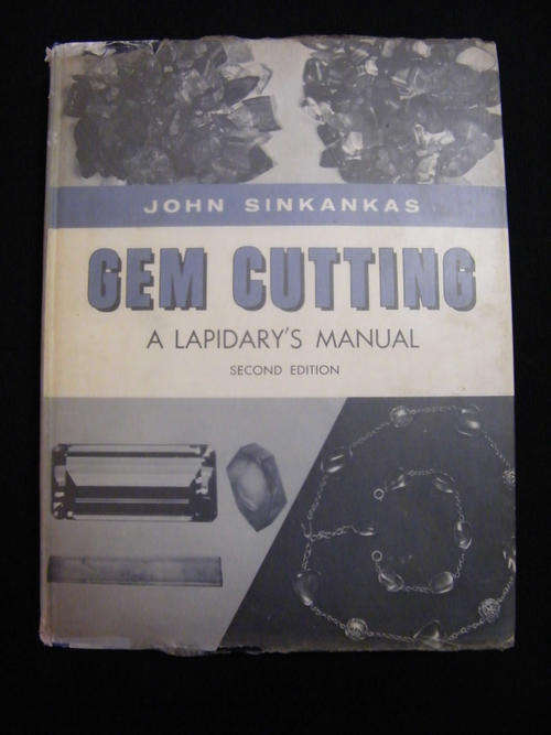 Gem Cutting by John Sinkankas - as per photo