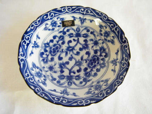 Genuine Imperial Imari Blue and White display plate - as per photo