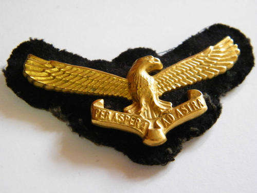 SA Air Force badge on black background - as per photo