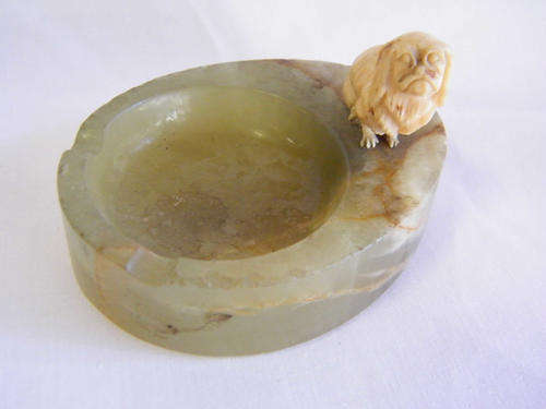 Agate stone ashtray - as per photo