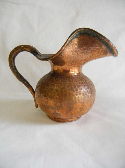 Vintage Handmade copper jug - as per photo