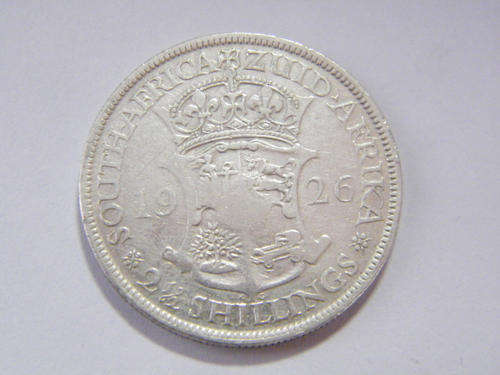 SAU Silver 1926 half crown - 2 1/2 shilling - scarce - as per photo