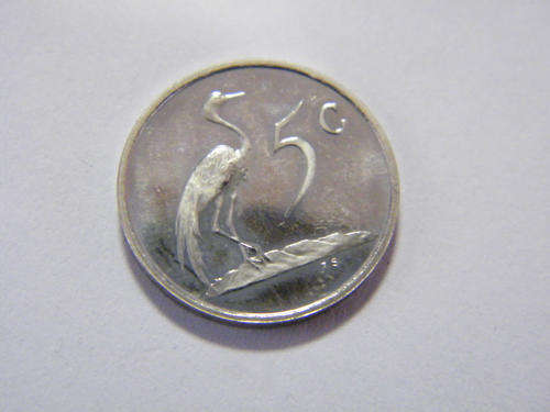 1989 Proof 5 cent - as per photo