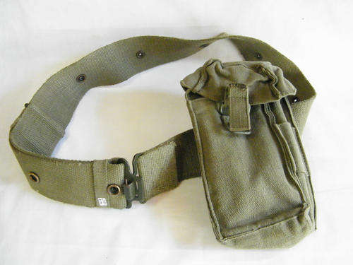 SADF bush war web belt & R4 ammo pouch - as per photo
