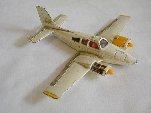 Dinky Toys Beechcraft C55 Baron Plane - number 715 - missing some parts - as per photo