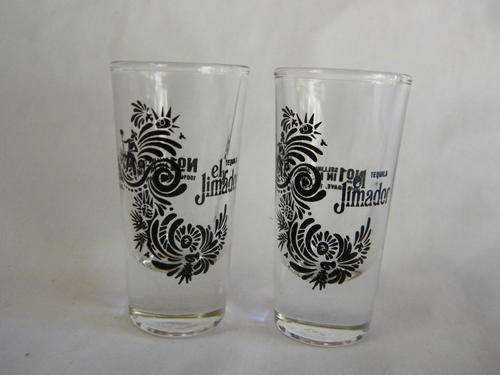 Pair of El Jimador tequila shot glasses - as per photo