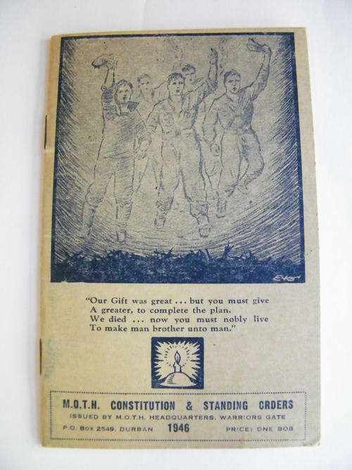 M.O.T.H. Constitution & Standing Orders 1946 booklet - as per photo