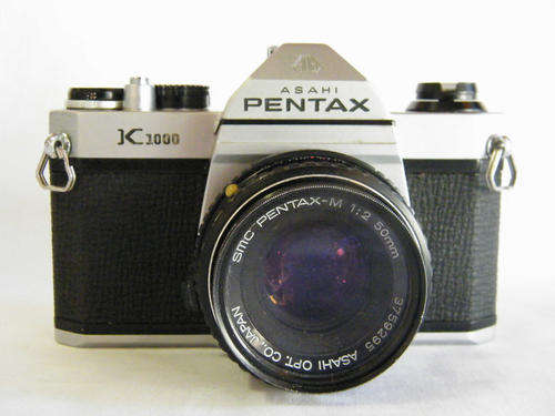Pentax K1000 camera with Takumar 1:3.528 lens - as per photo