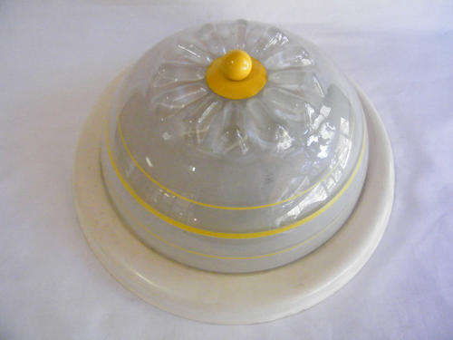 Vintage ceiling glass light cover - as per photo