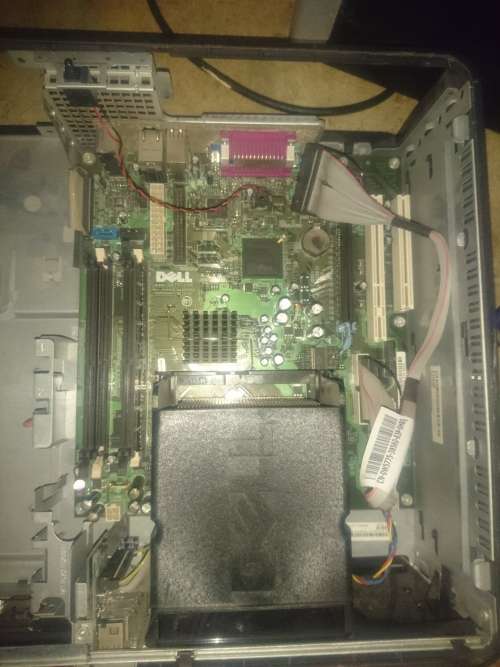 Dell Motherboard + cpu + 1GB RAM + free empty box