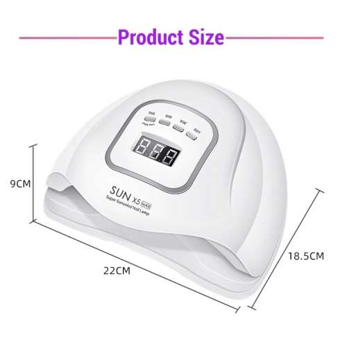 SUN X5 Max 120W UV LED Nail Lamp 45 LEDs Smart Nail Dryer