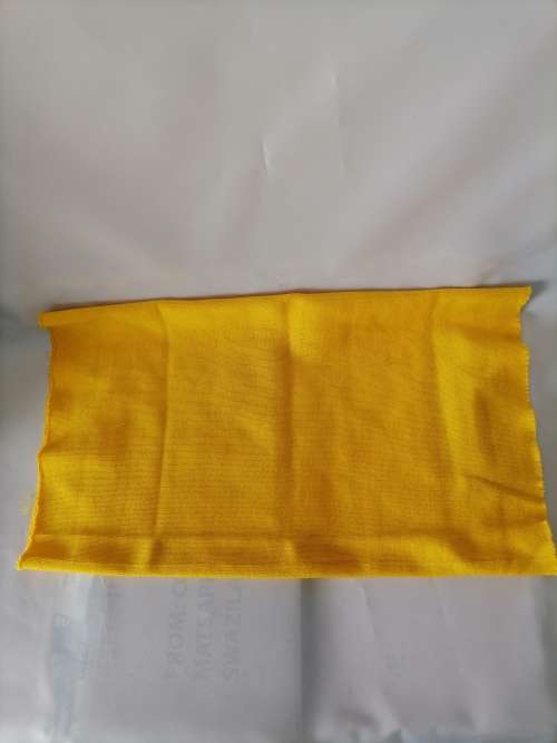 Yellow rib trim 45cm x 29cm