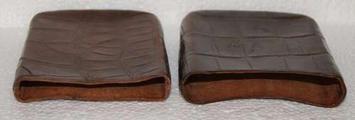Crocodile leather cigar holder