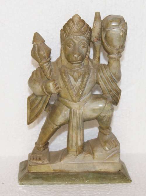 Jadeite Hanuman Statue