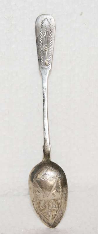 Antique Russian Silver Spoon Vasily Agafonov Moscow Circa 1895 - 1911 (14.8g)