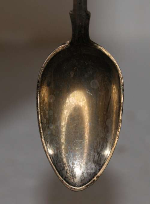 Antique Russian Silver Spoon Vasily Agafonov Moscow Circa 1895 - 1911 (14.8g)