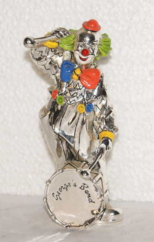 Marcello Giorgio Silver and Enamel Clown