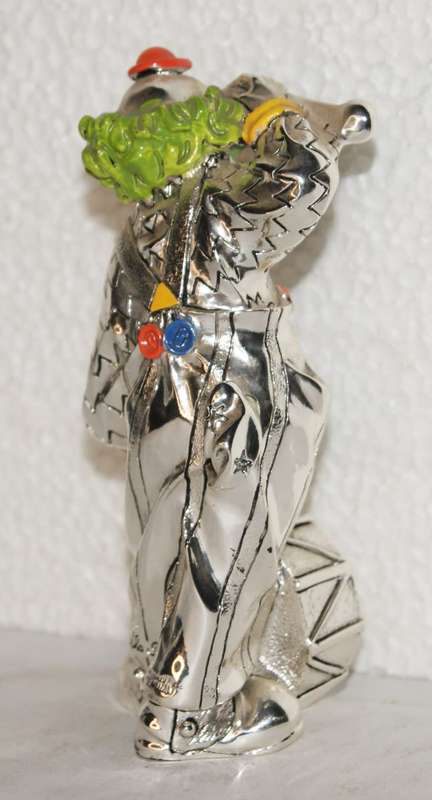 Marcello Giorgio Silver and Enamel Clown