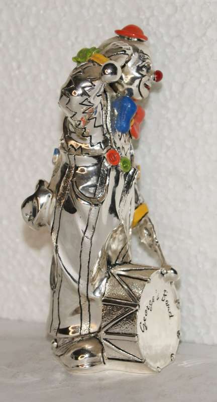 Marcello Giorgio Silver and Enamel Clown