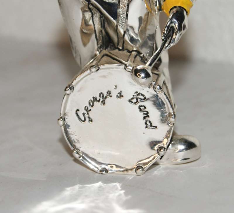 Marcello Giorgio Silver and Enamel Clown