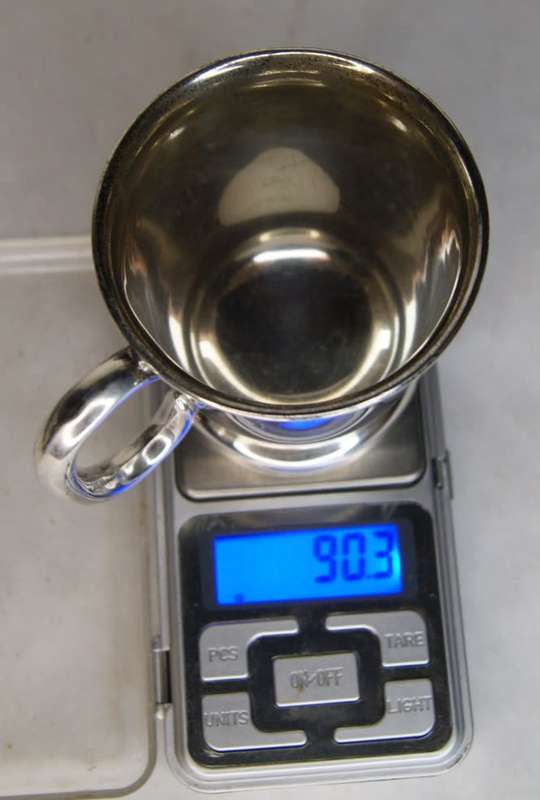 ~~~Sheffield Hallmarked Silver Christening Cup 1946~~~ CRAZY LOW R1 START