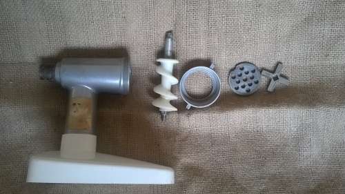 Meat grinder attachment