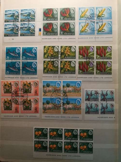Rhodesia CTO lot... MNH 1966