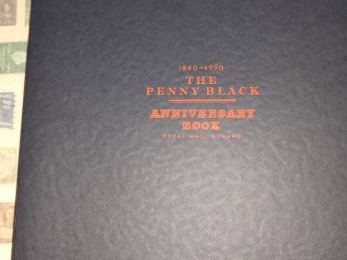 GB 1990 MNH. Penny Black.Anniversary stamps & m/sheet with book as per scan