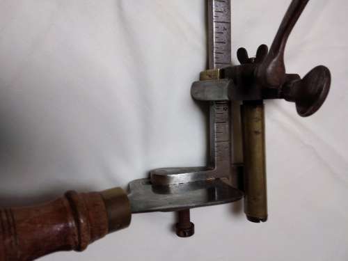 Vintage Dixon.. England.. Plough Gauge.. Leather strip cutter for Harness & Bridle leather
