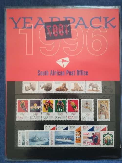 RSA stamp  commemorative Year packs x5MNH 1996 to 2000